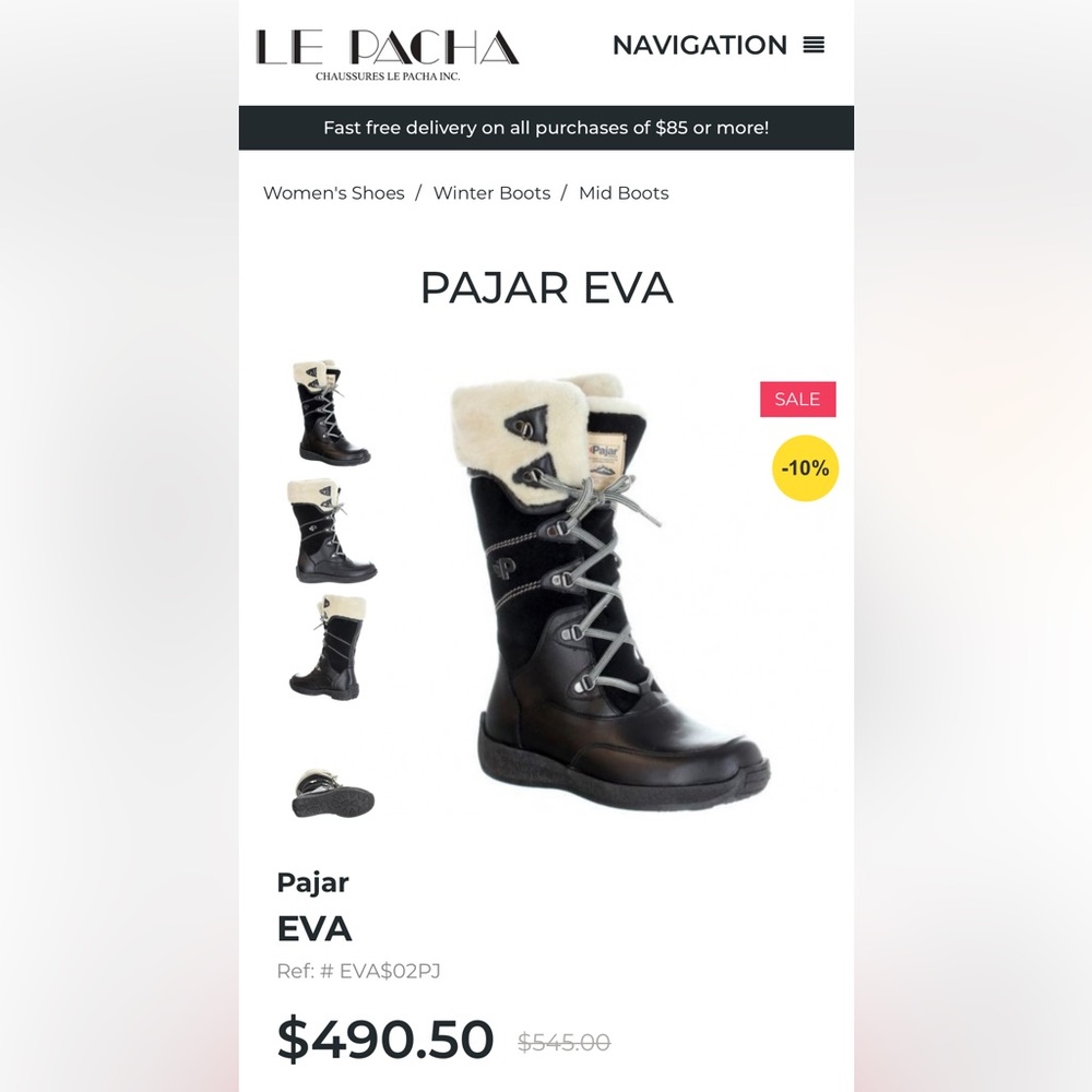 PAJAR Eva Heritage Winter Sheepskin Boots - Picture 14 of 14